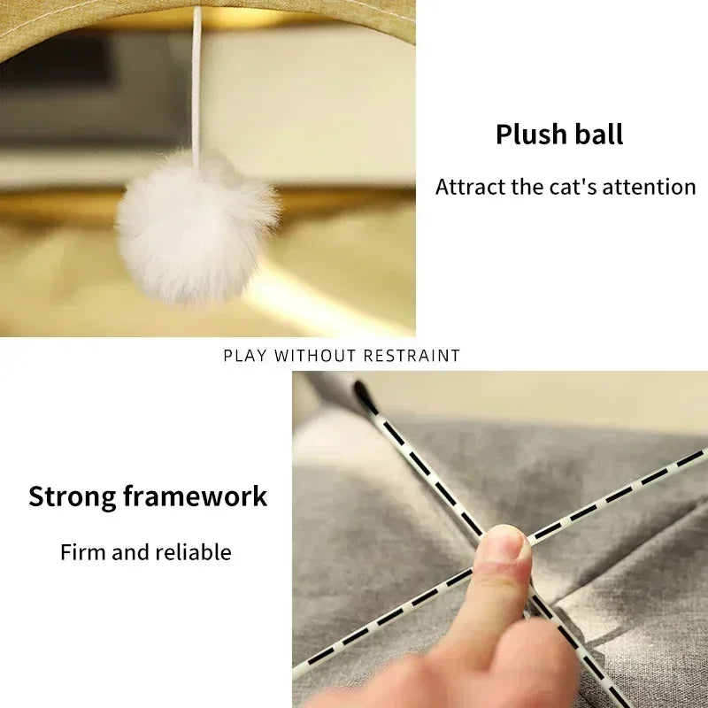 Cat House Dog Cave Hut Cat Sleeping Bed