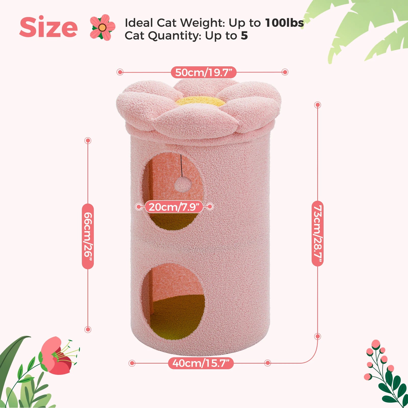 2-Storey Cat Beds for Indoor Cats