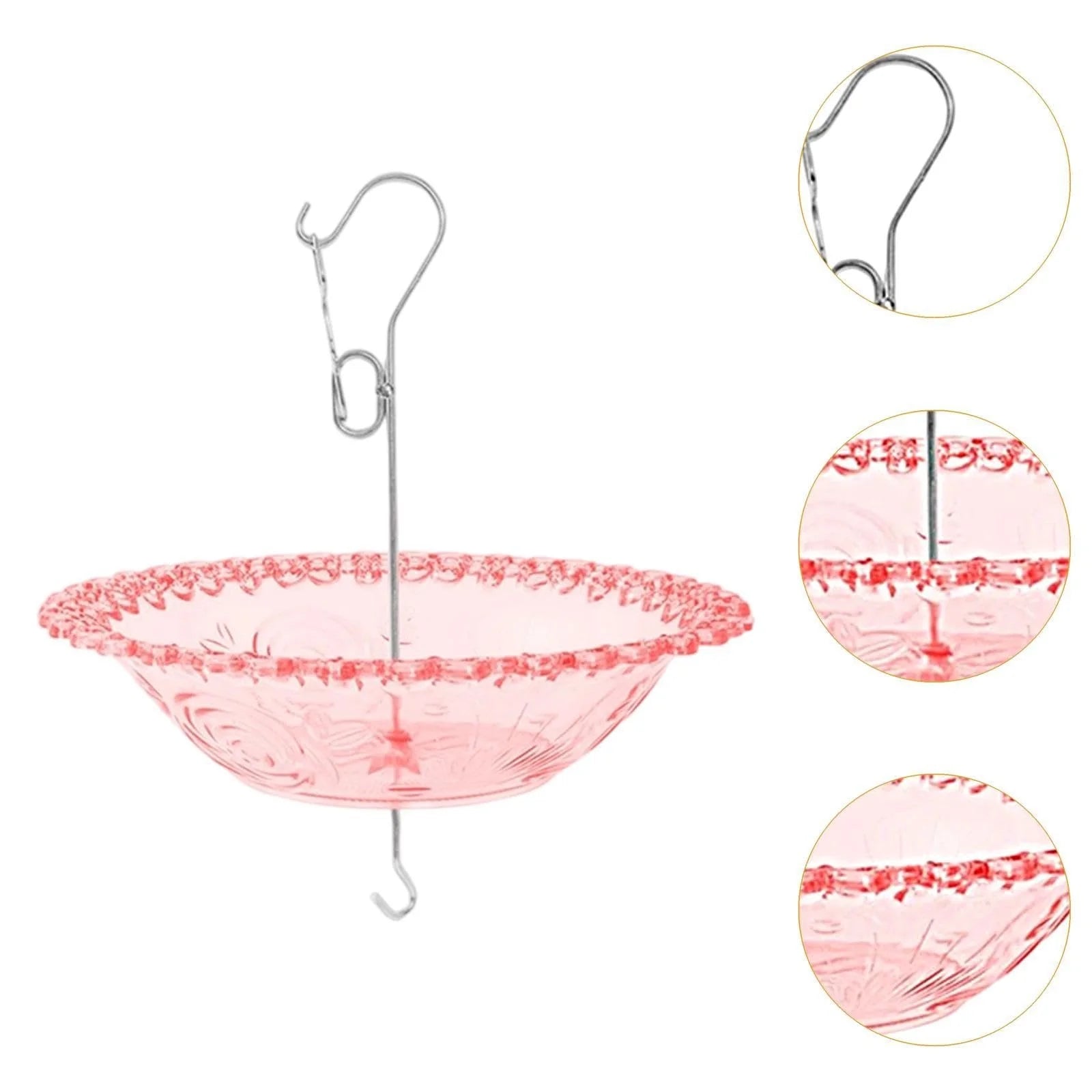 Hanging Bird Water Feeding Tray for Garden