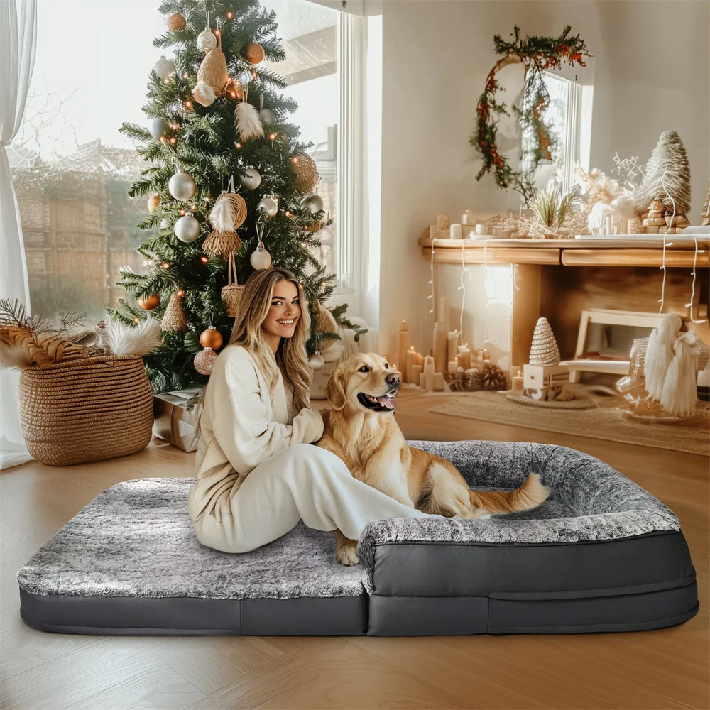 Foldable Washable Waterproof Dog Sofa,  Bed