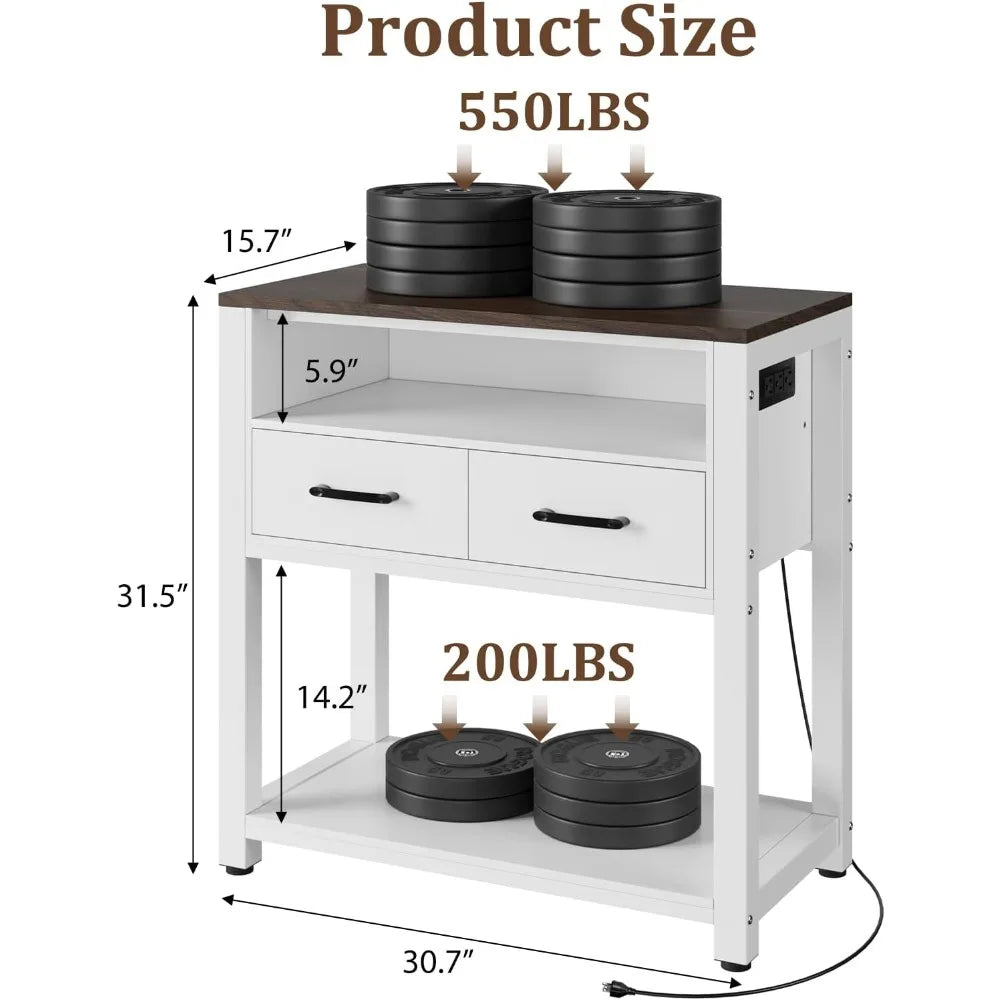 20-29 Gallon Aquarium Stand  Power Outlet 550LBS Capacity