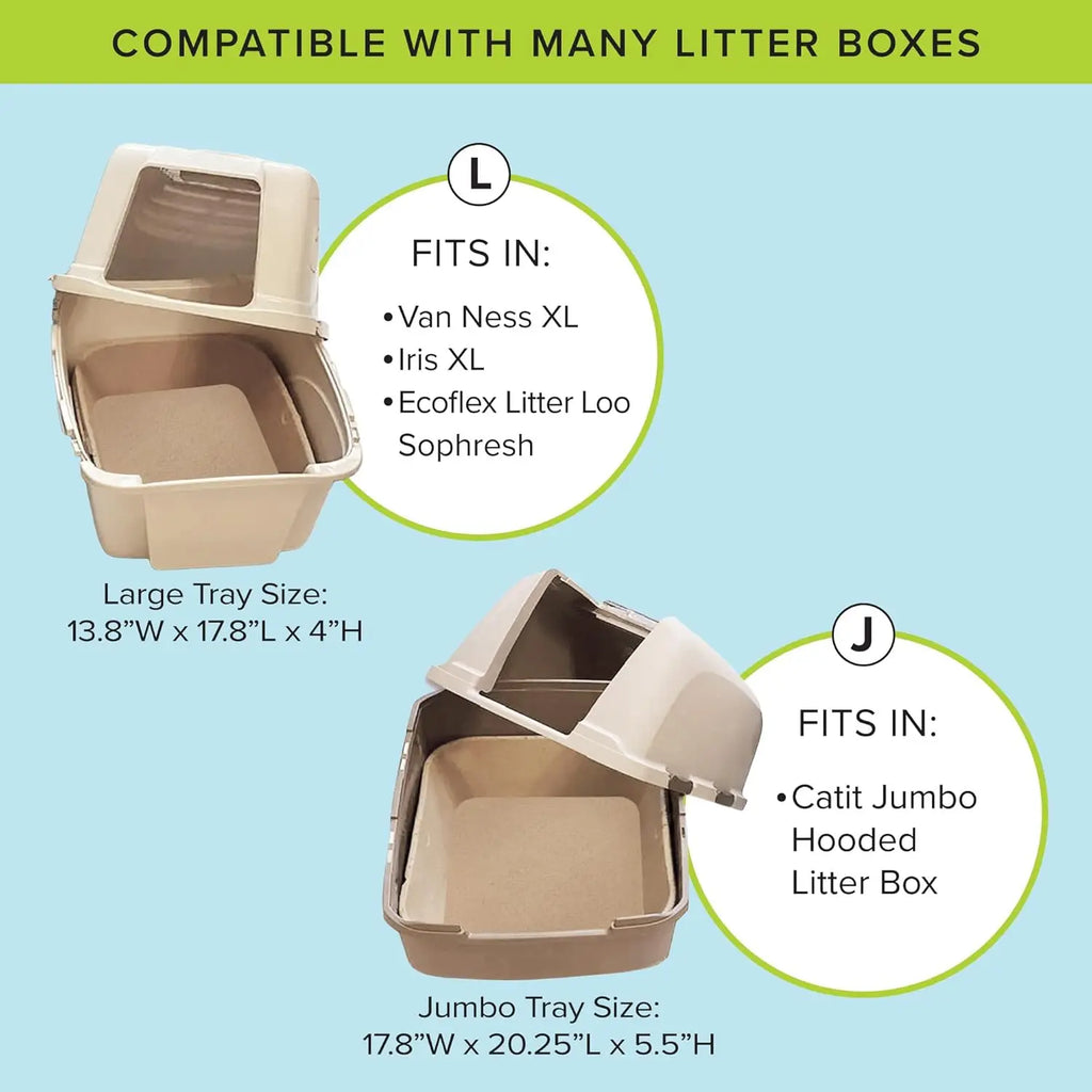 (6-Pack) Disposable Cat Litter Box