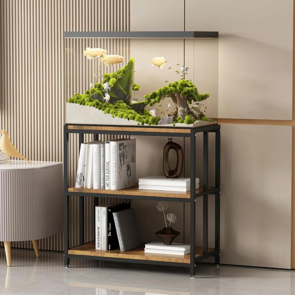 20 Gallon Metal Aquarium Stand with Shelves