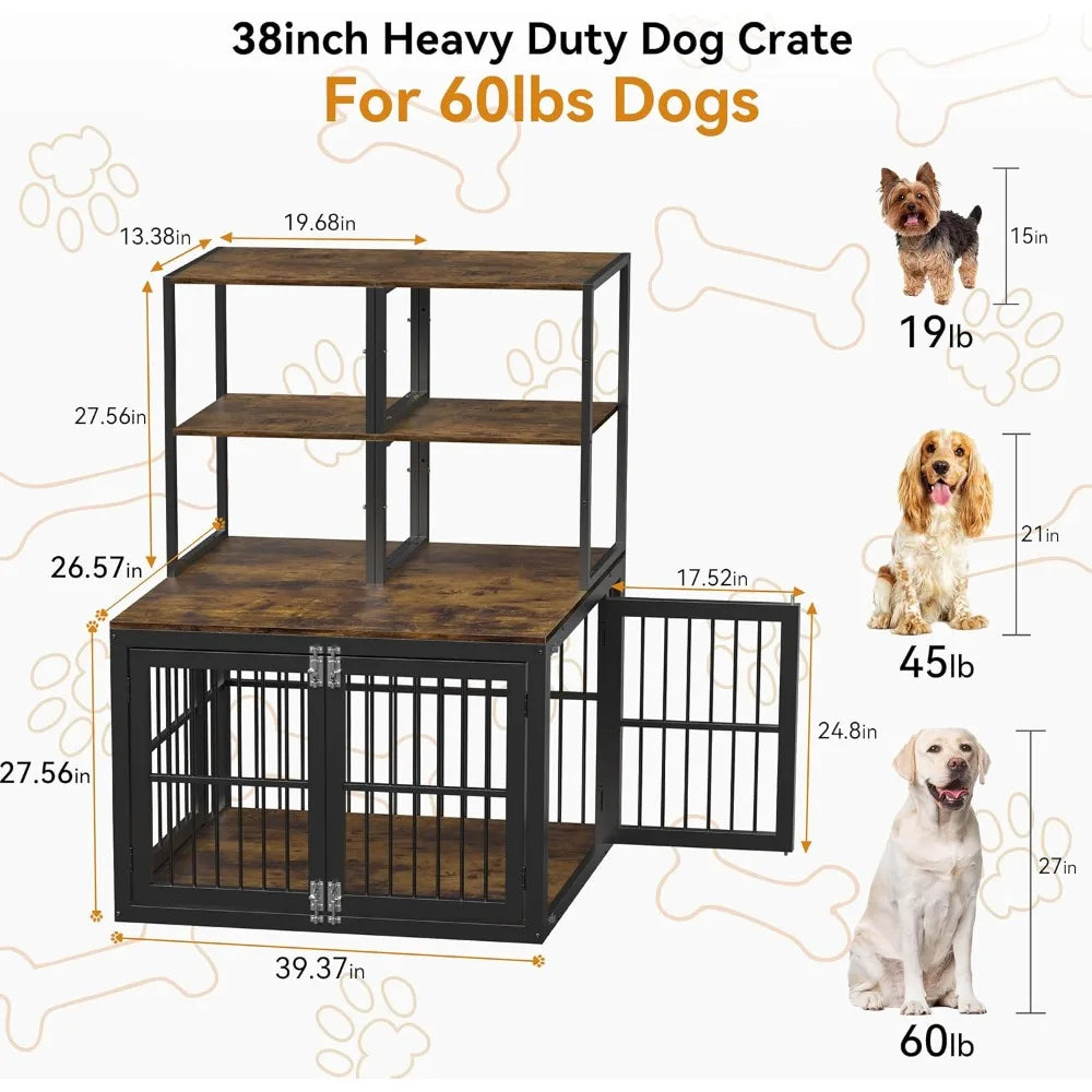 Large Breed Tall XL Dogs Kennel Rustic Dogs Cage