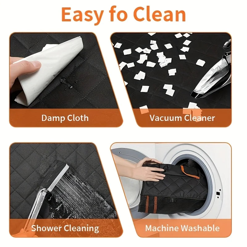 Durable Soft Pet Rear Seat Cover for Cars, Tr