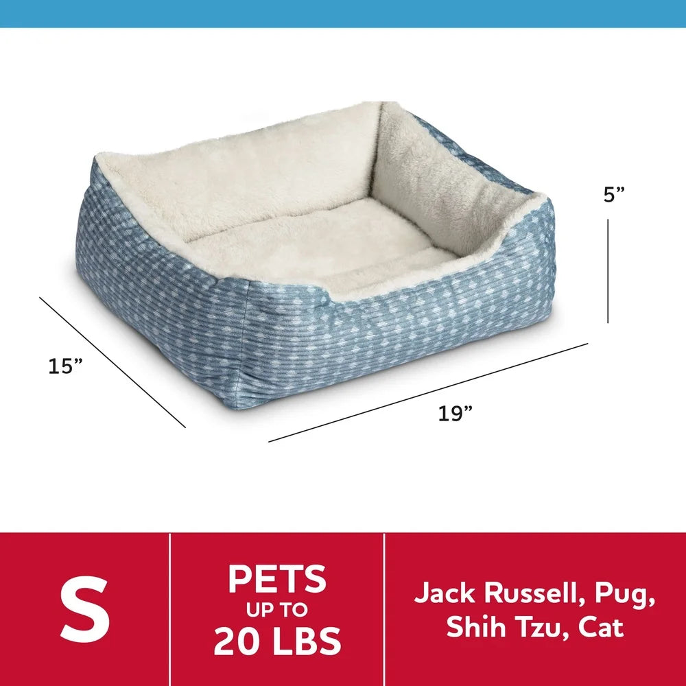 Pet Bed Cats and Dogs Machine Washable  19x15 Inches
