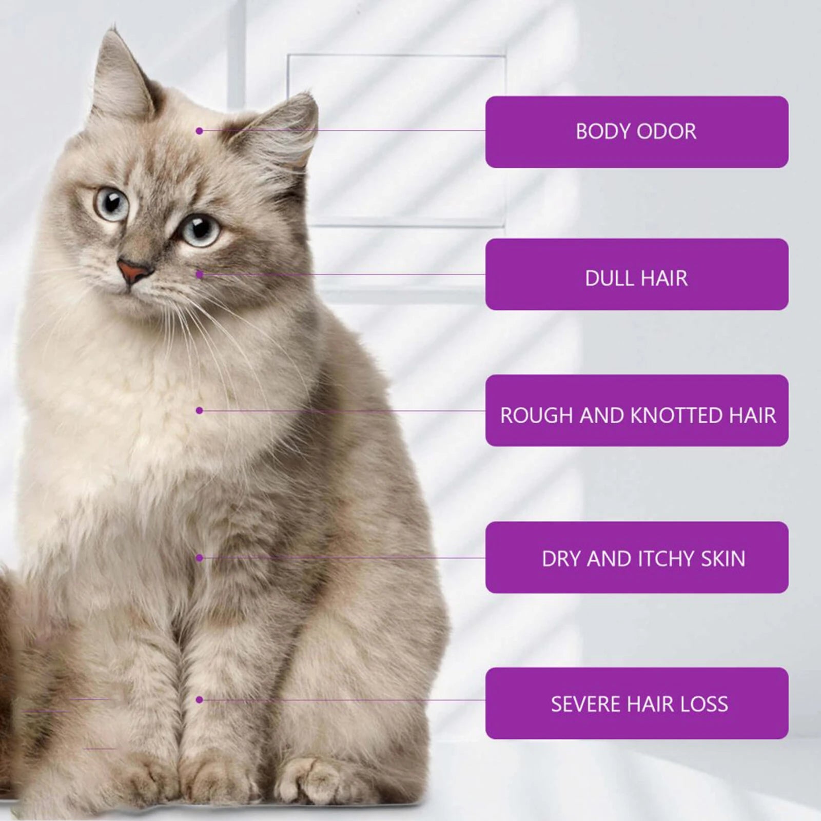 100ml Pets Shampoo Conditioner Protect Skin Flea Killer