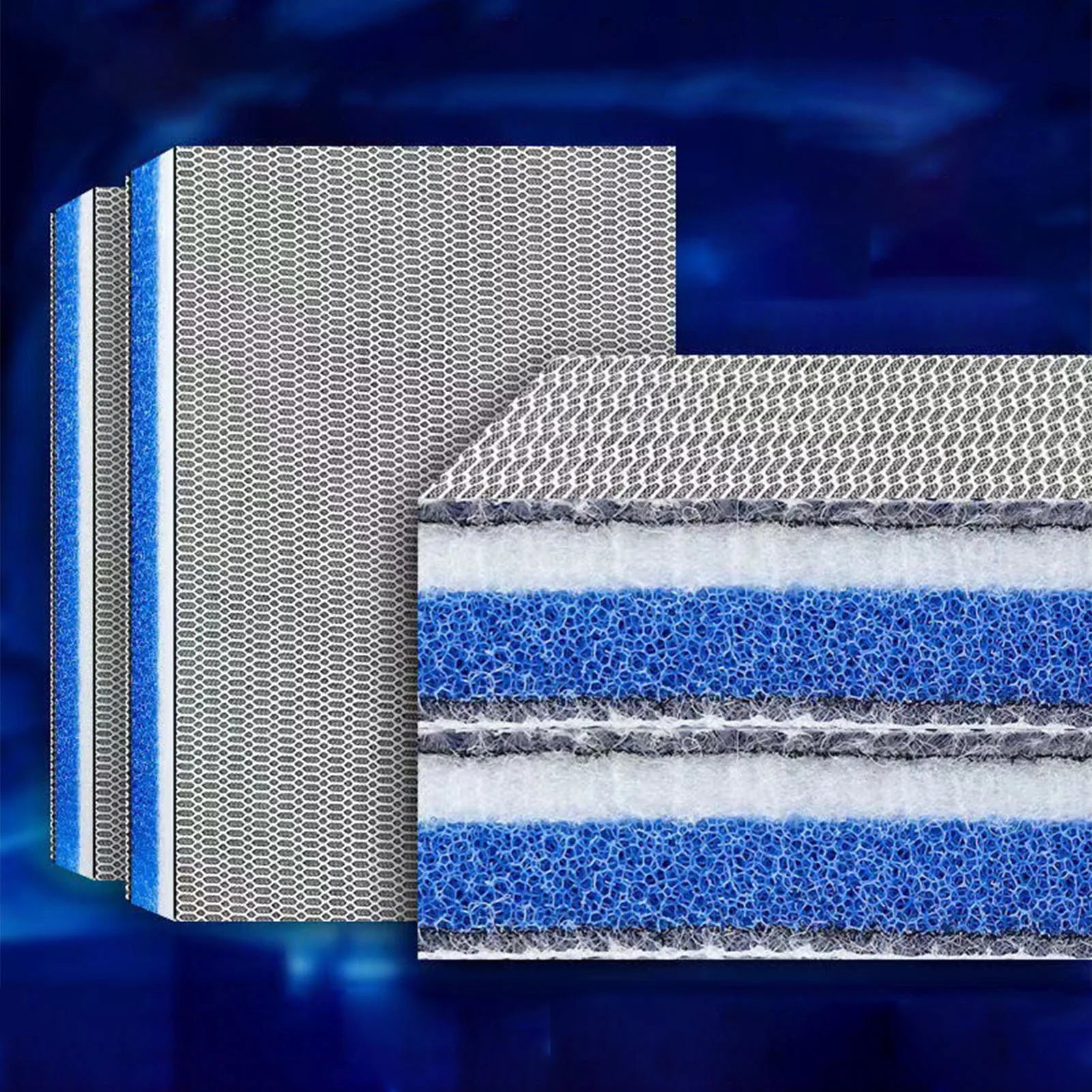 Sponge Filter  8-Layer Filter Pads  for  Aquarium