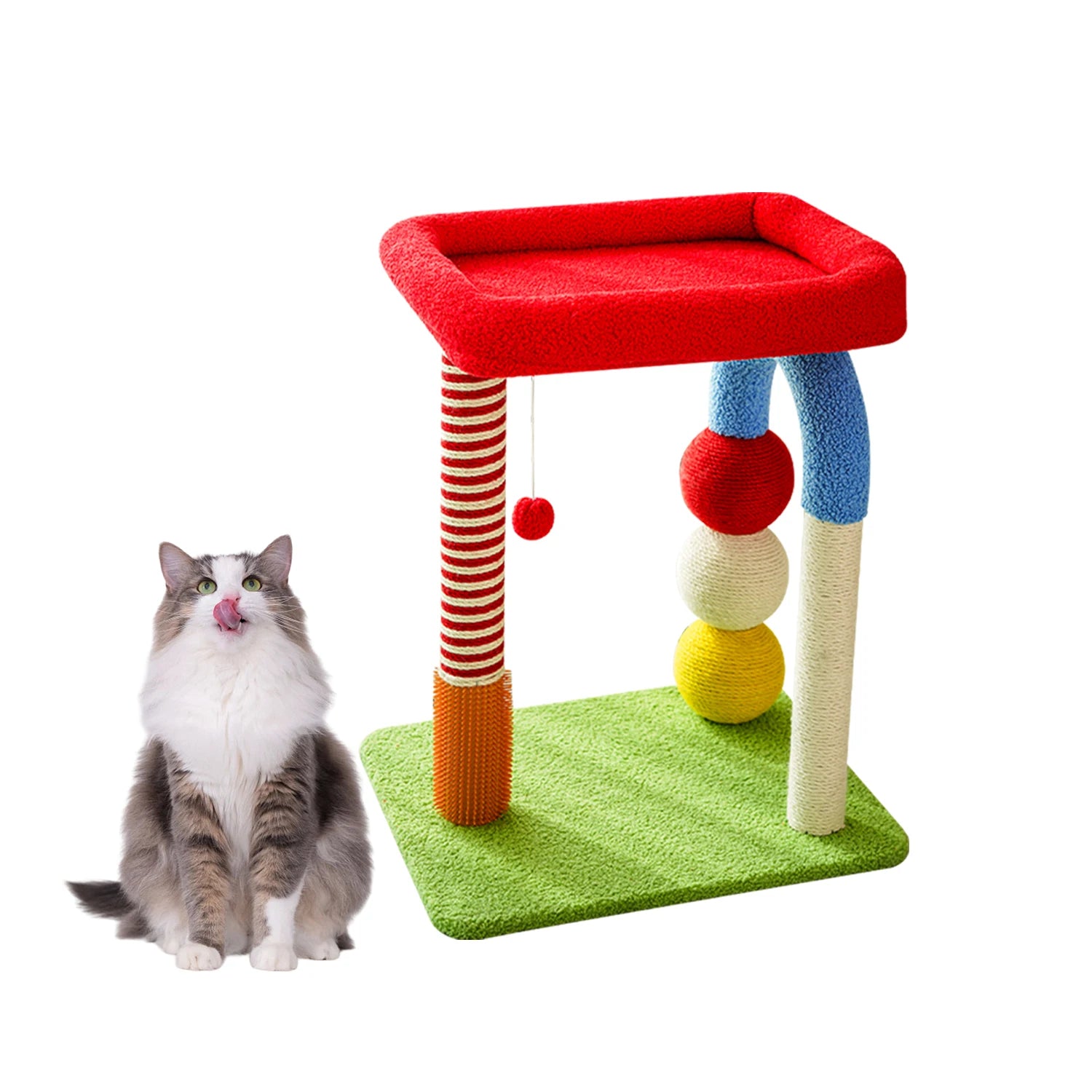 Kitten Tree for Indoor Cats Colorful Cat Climbing Frame