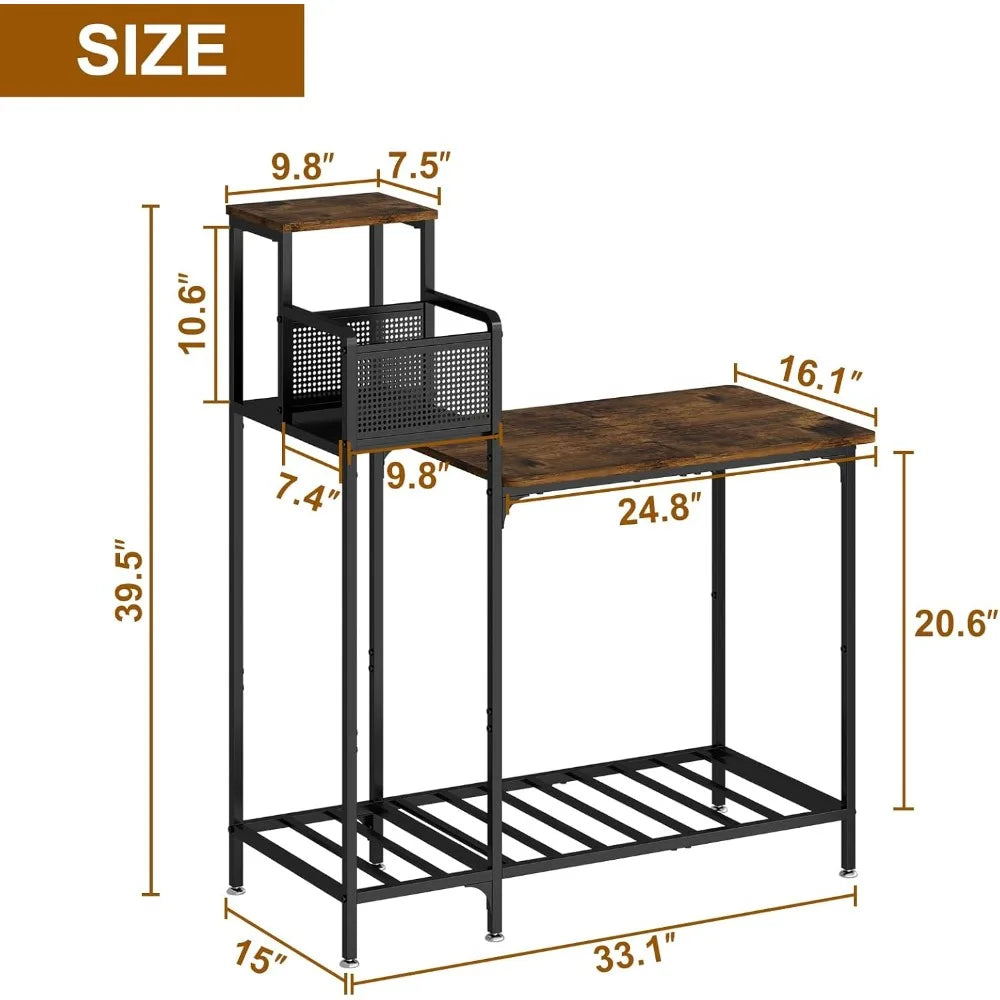 10-20 Gallon Aquarium Stands  33.1 L * 15 W Tabletop, 330LBS