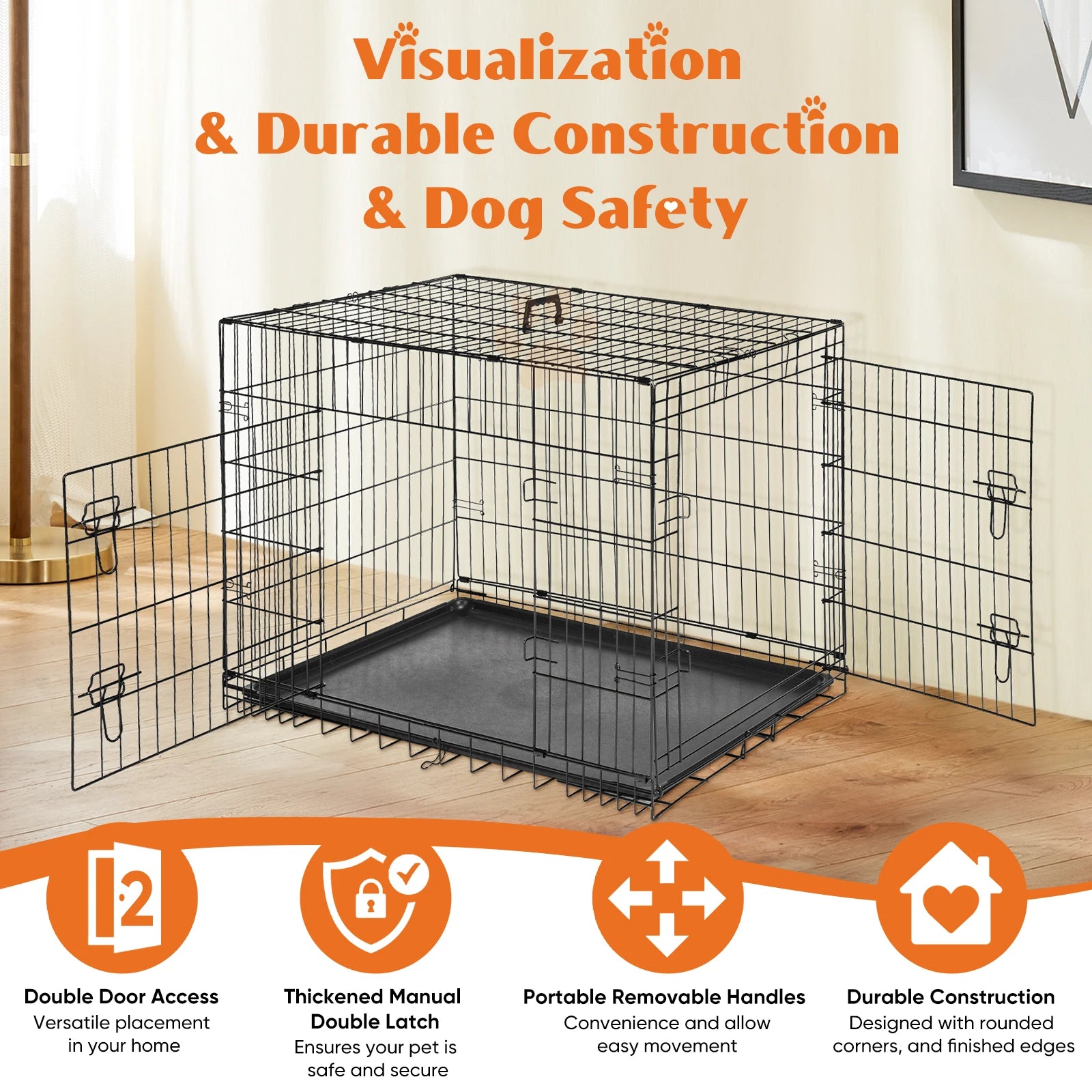 Pet Kennel for Indoor Outdoor Travel