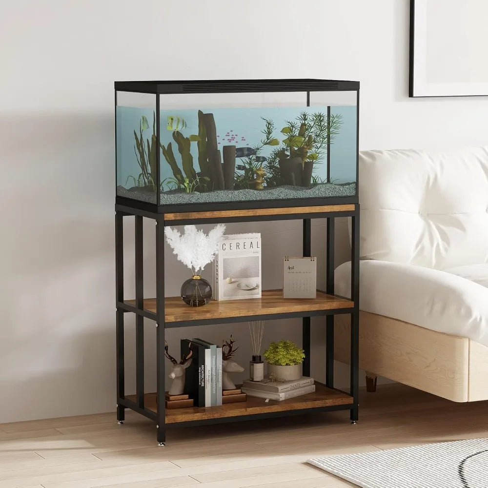 20 Gallon Metal Aquarium Stand with Shelves