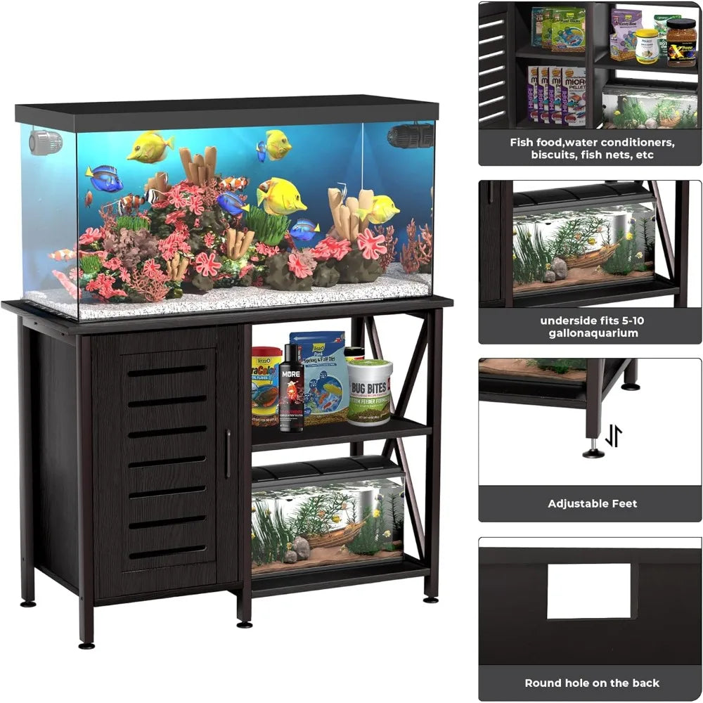 40-50 Gallon Fish Tank Stand 40.55 L*18.89 W Tabletop,