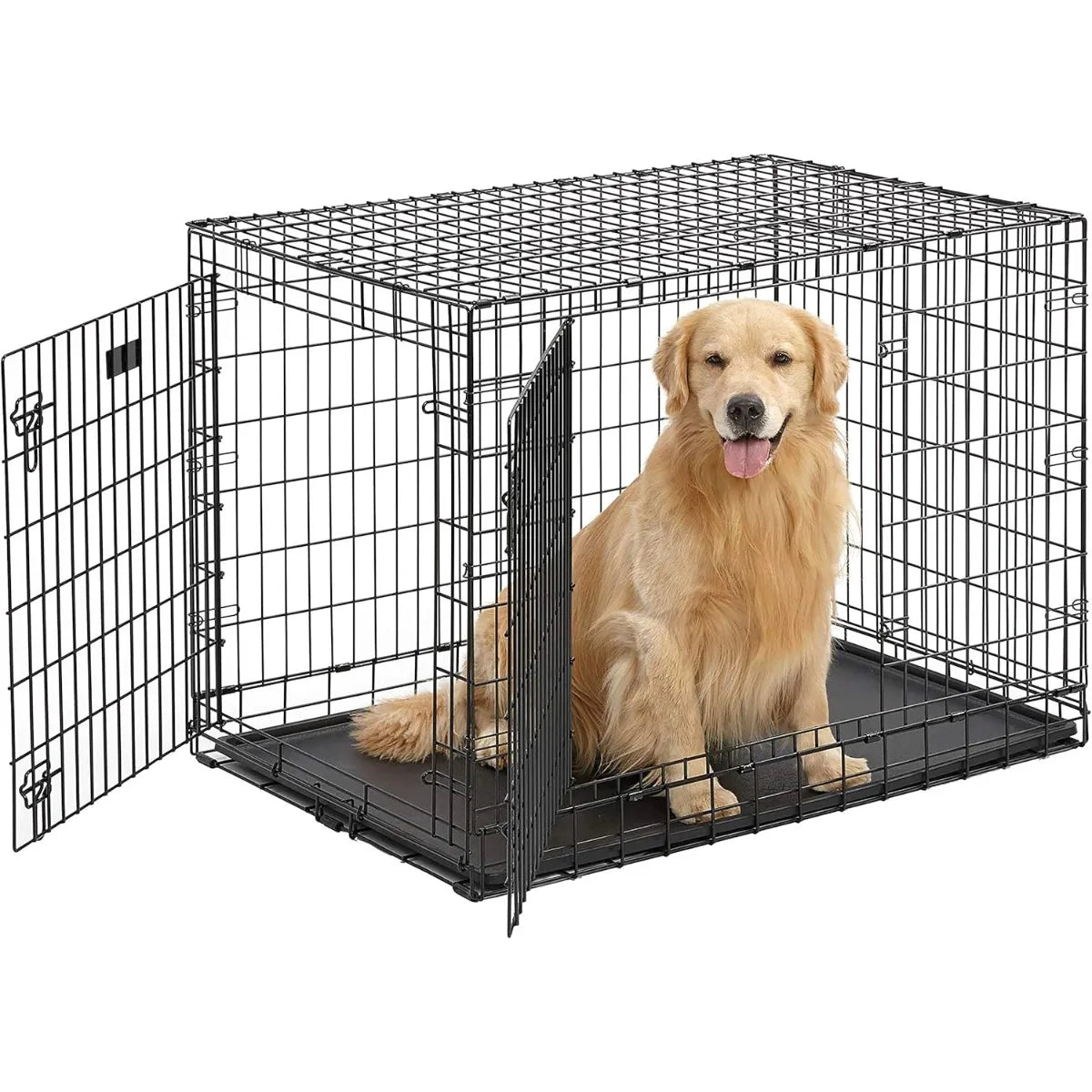 42-Inch Heavy-Duty Dog Crate Large Breeds
