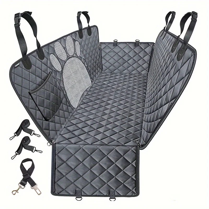 Durable Soft Pet Rear Seat Cover for Cars, Tr