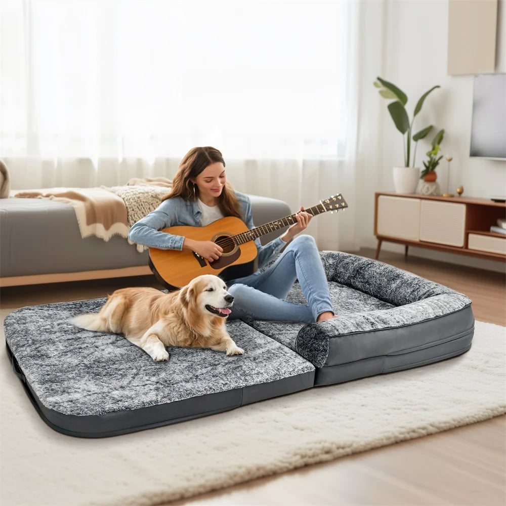 Foldable Washable Waterproof Dog Sofa,  Bed