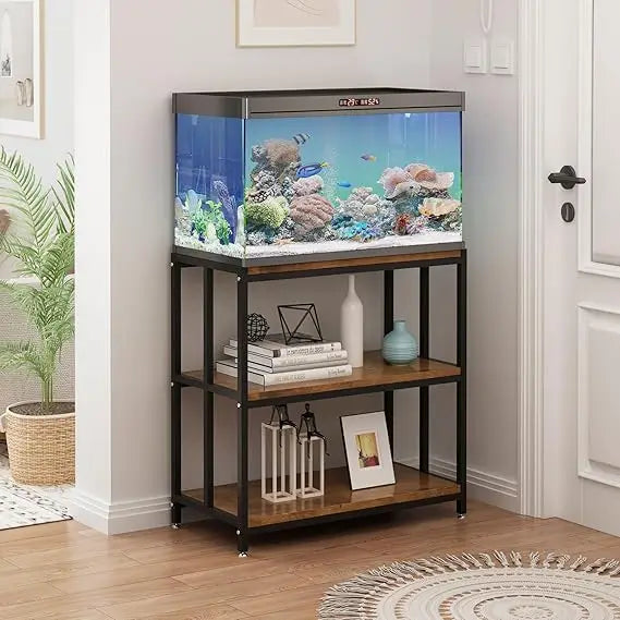 20 Gallon Metal Aquarium Stand with Shelves