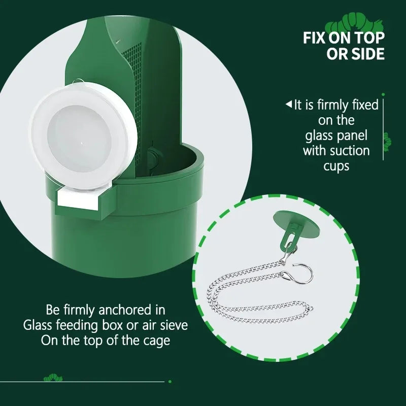 20X10cm Reptile Water Drinker  Feeding Bowl