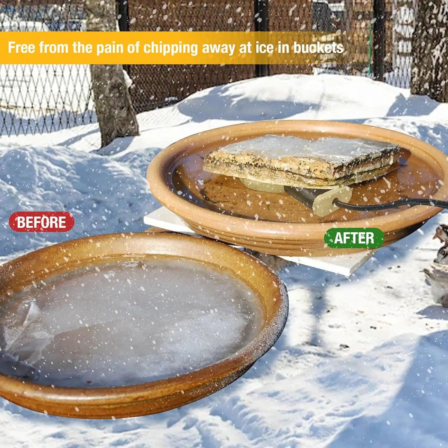 Thermostatic Control Water Trough Tank Heater