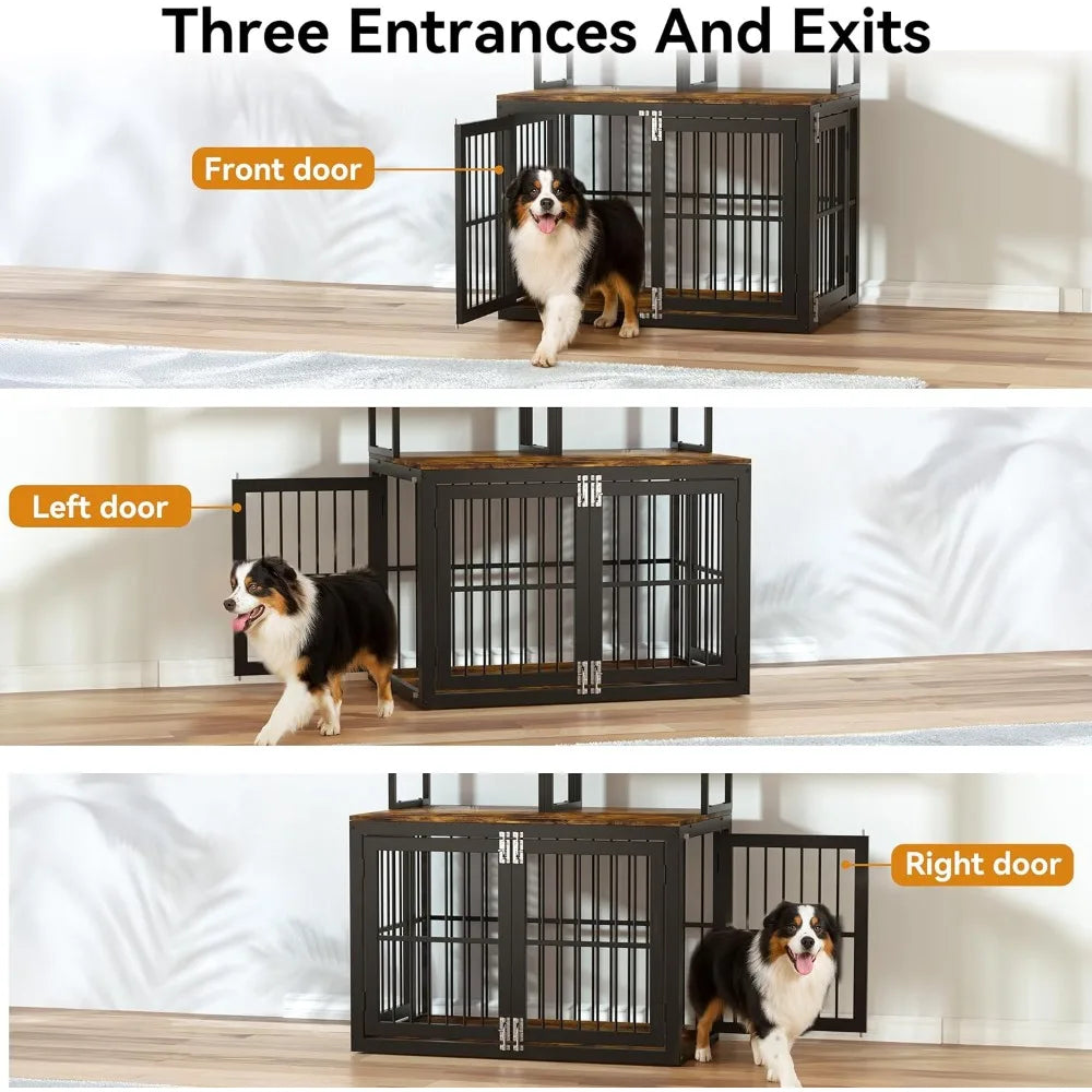 Large Breed Tall XL Dogs Kennel Rustic Dogs Cage